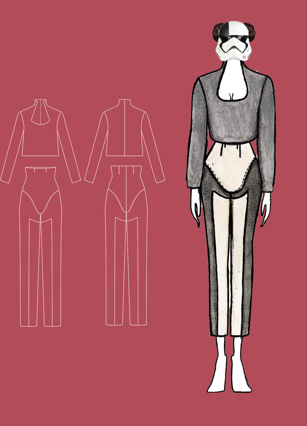 technical drawing & outfit 15 - Star Runner