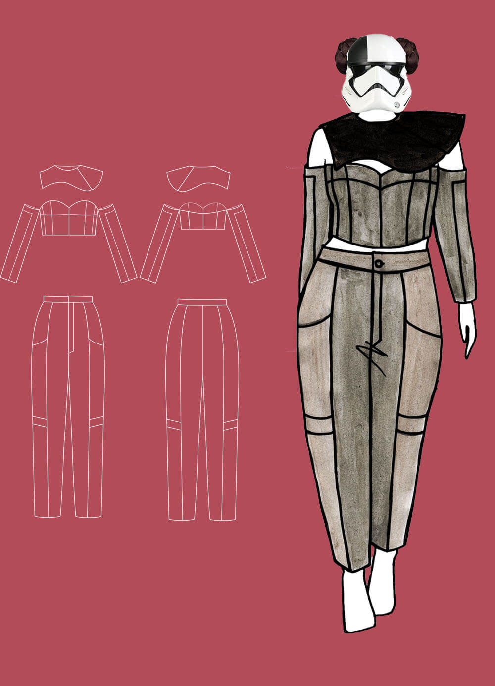 technical drawing & outfit 16 - Star Runner