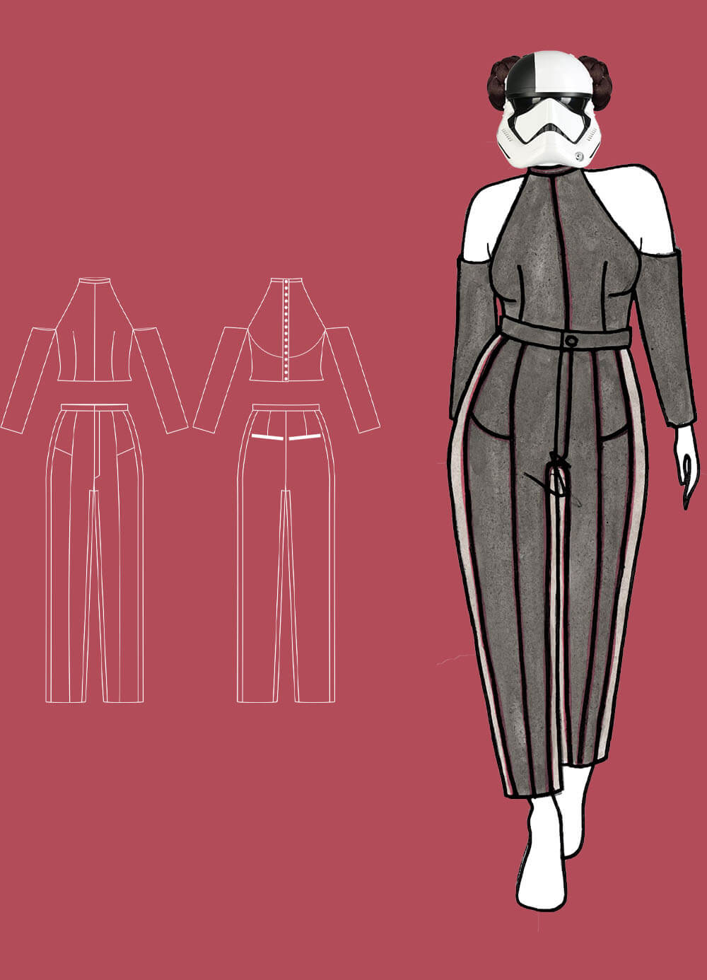 technical drawing & outfit 18 - Star Runner