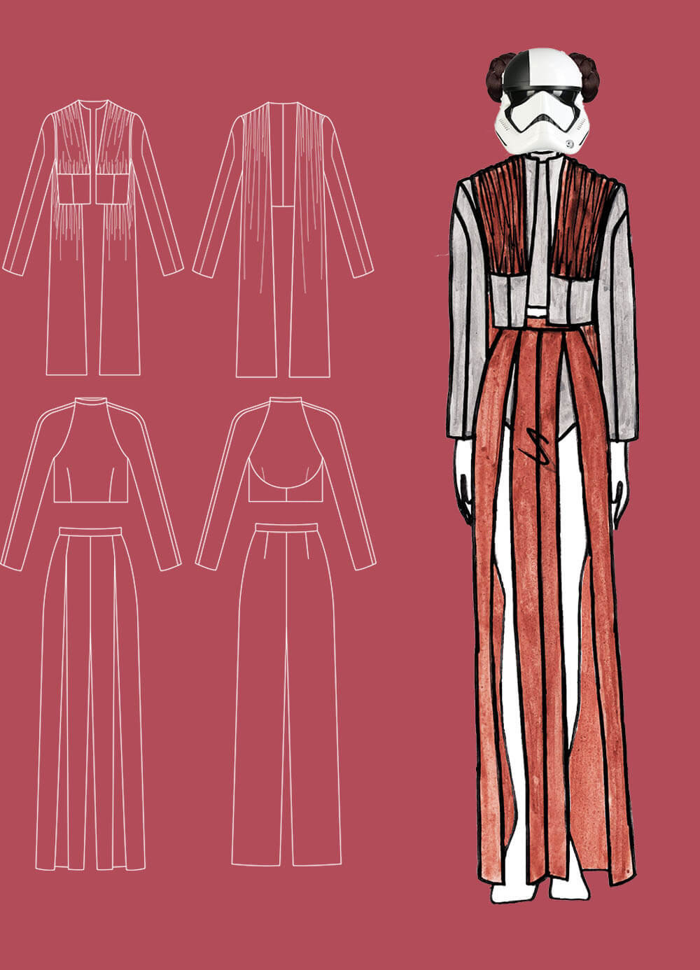 technical drawing & outfit 19 - Star Runner