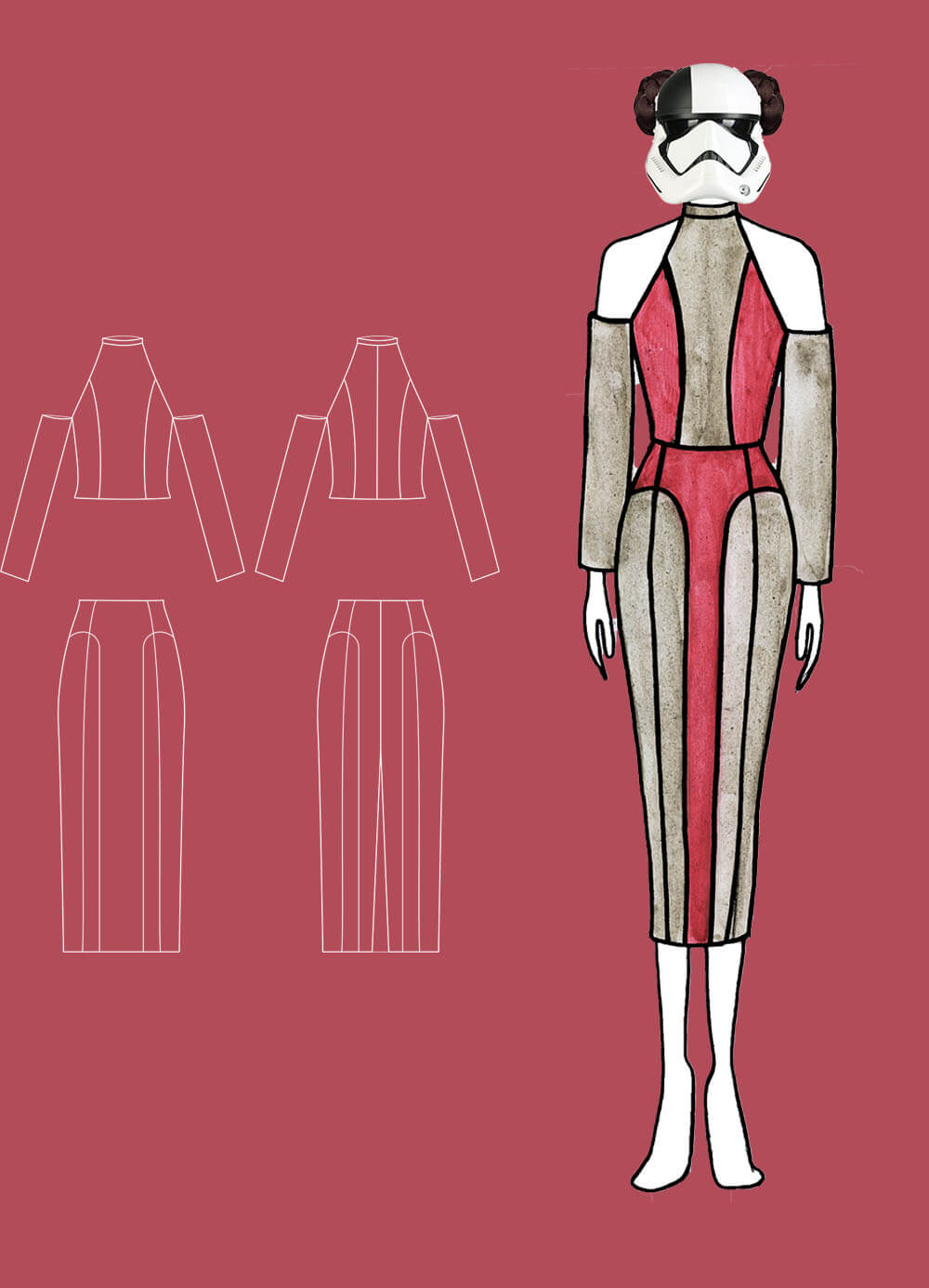 technical drawing & outfit 22 - Star Runner