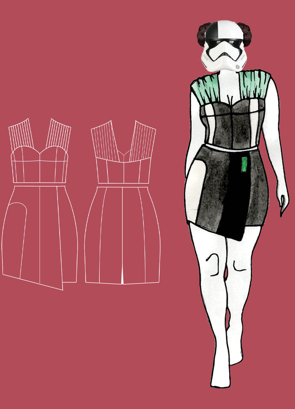 technical drawing & outfit 12 - Star Runner Thesis