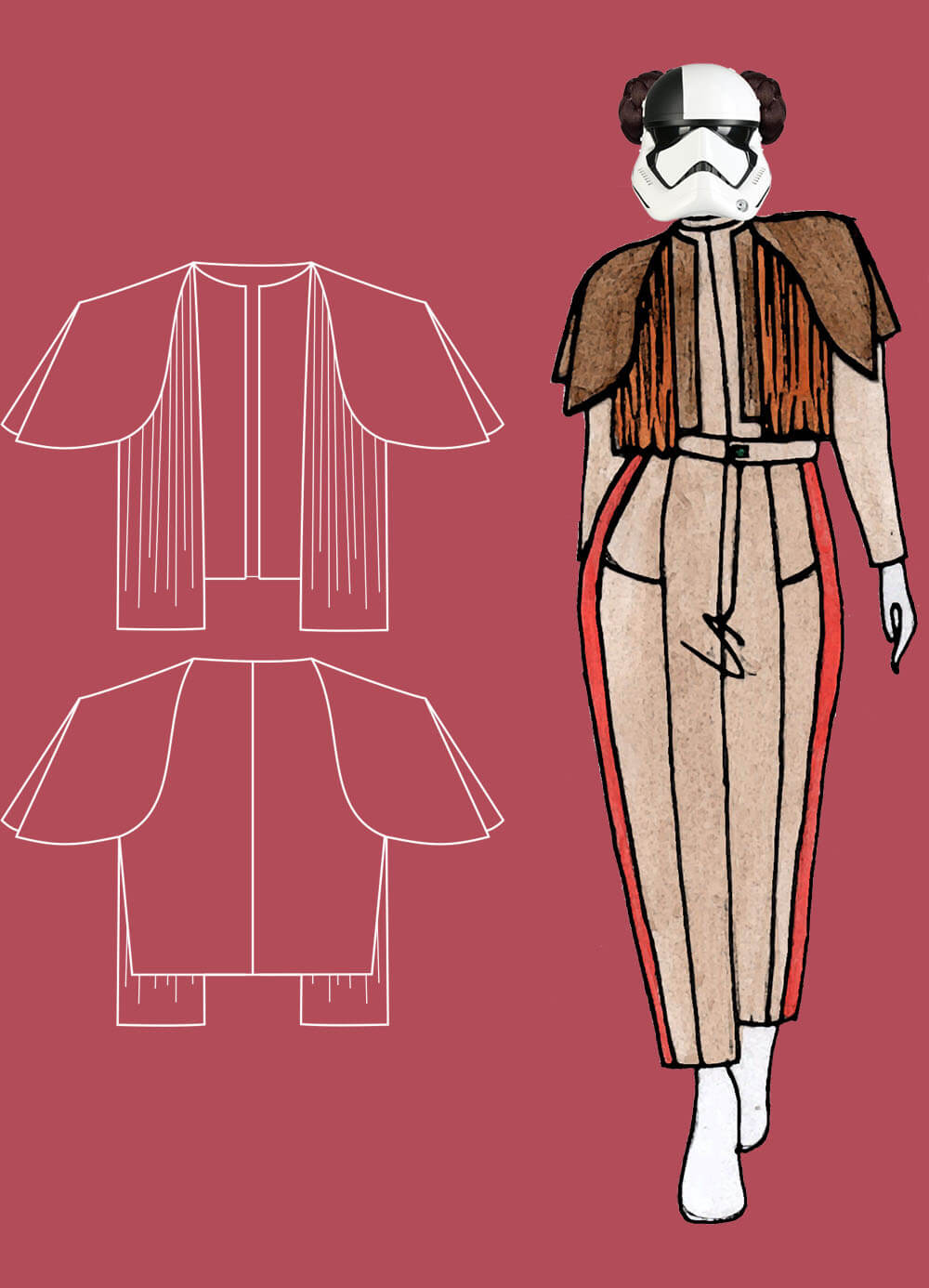 technical drawing & outfit 14 - Star Runner Thesis