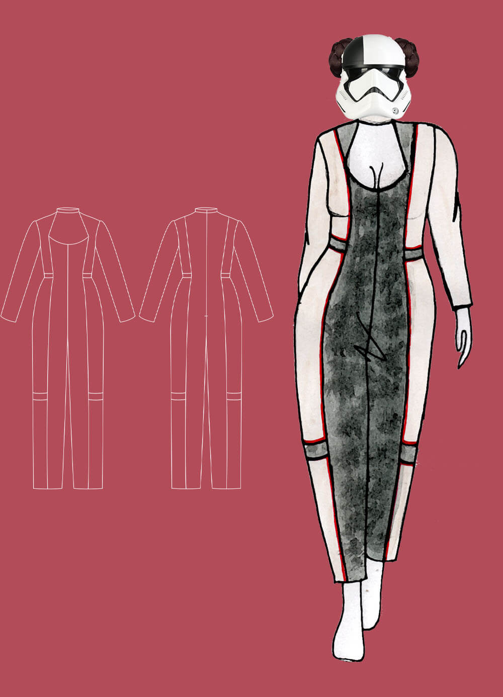 technical drawing & outfit 21 - Star Runner Thesis