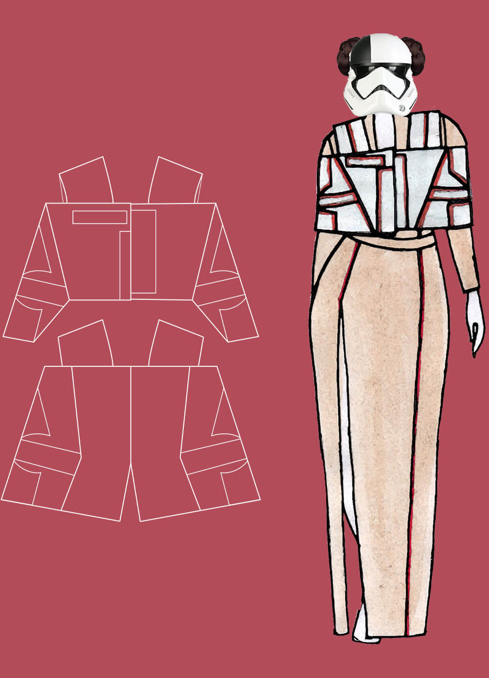 technical drawing & outfit 27 - Star Runner Thesis