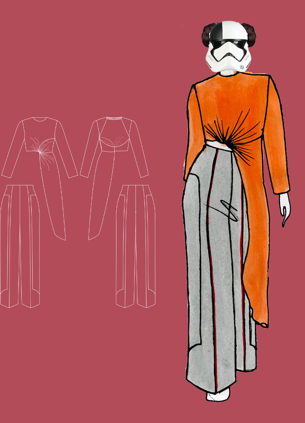 technical drawing & outfit 4 - Star Runner Thesis