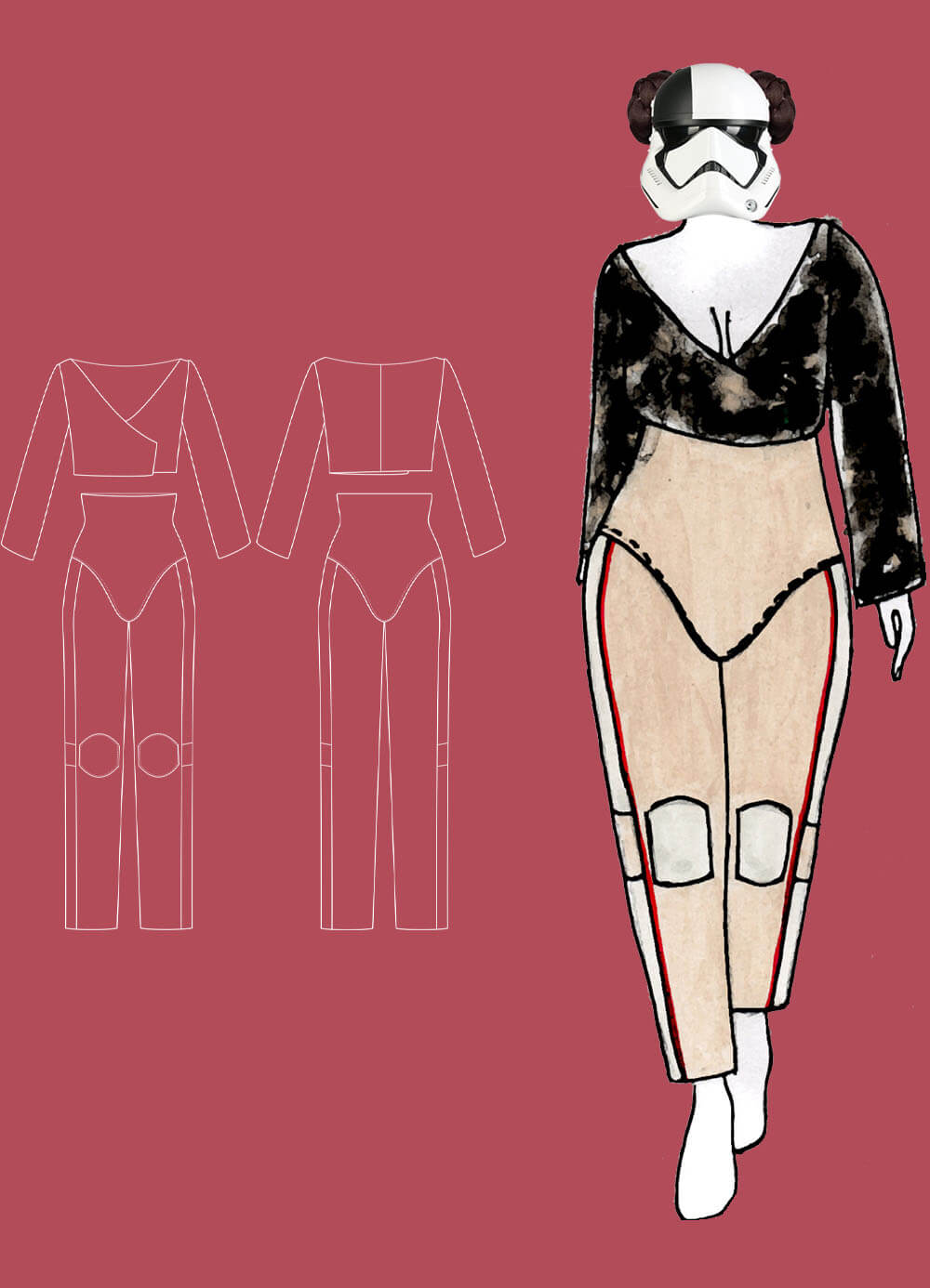 technical drawing & outfit 6 - Star Runner Thesis