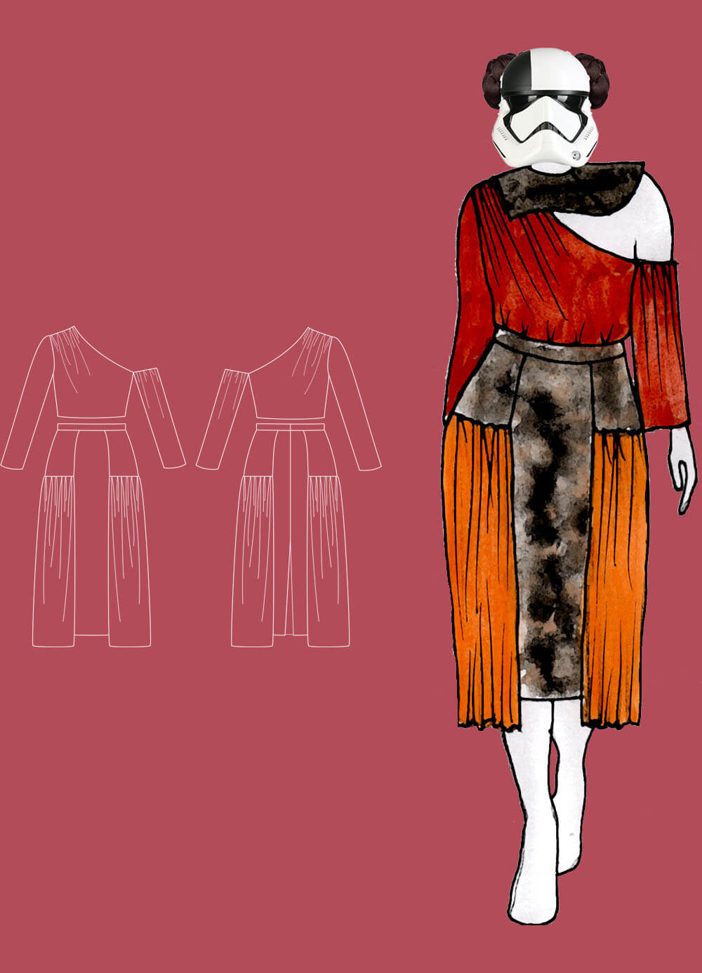 technical drawing & outfit 7 - Star Runner Thesis