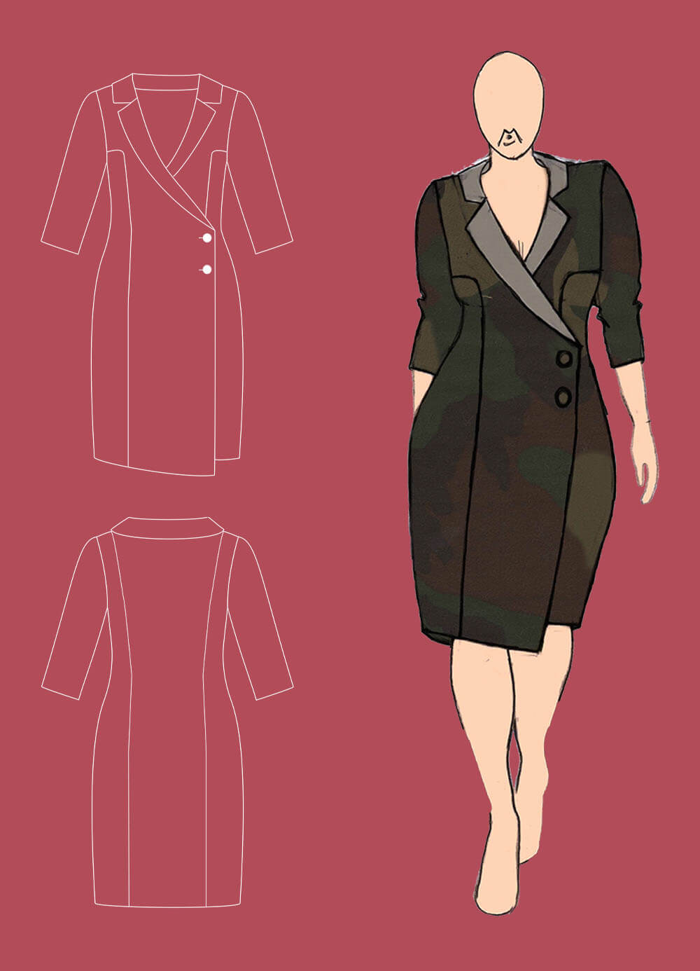 technical drawing & outfit 13 - Unite