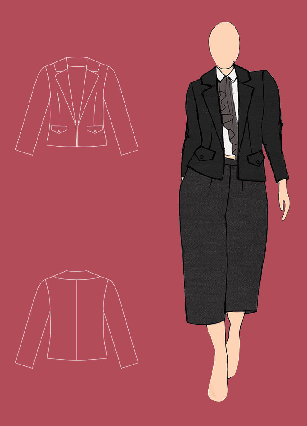 technical drawing & outfit 15 - Unite