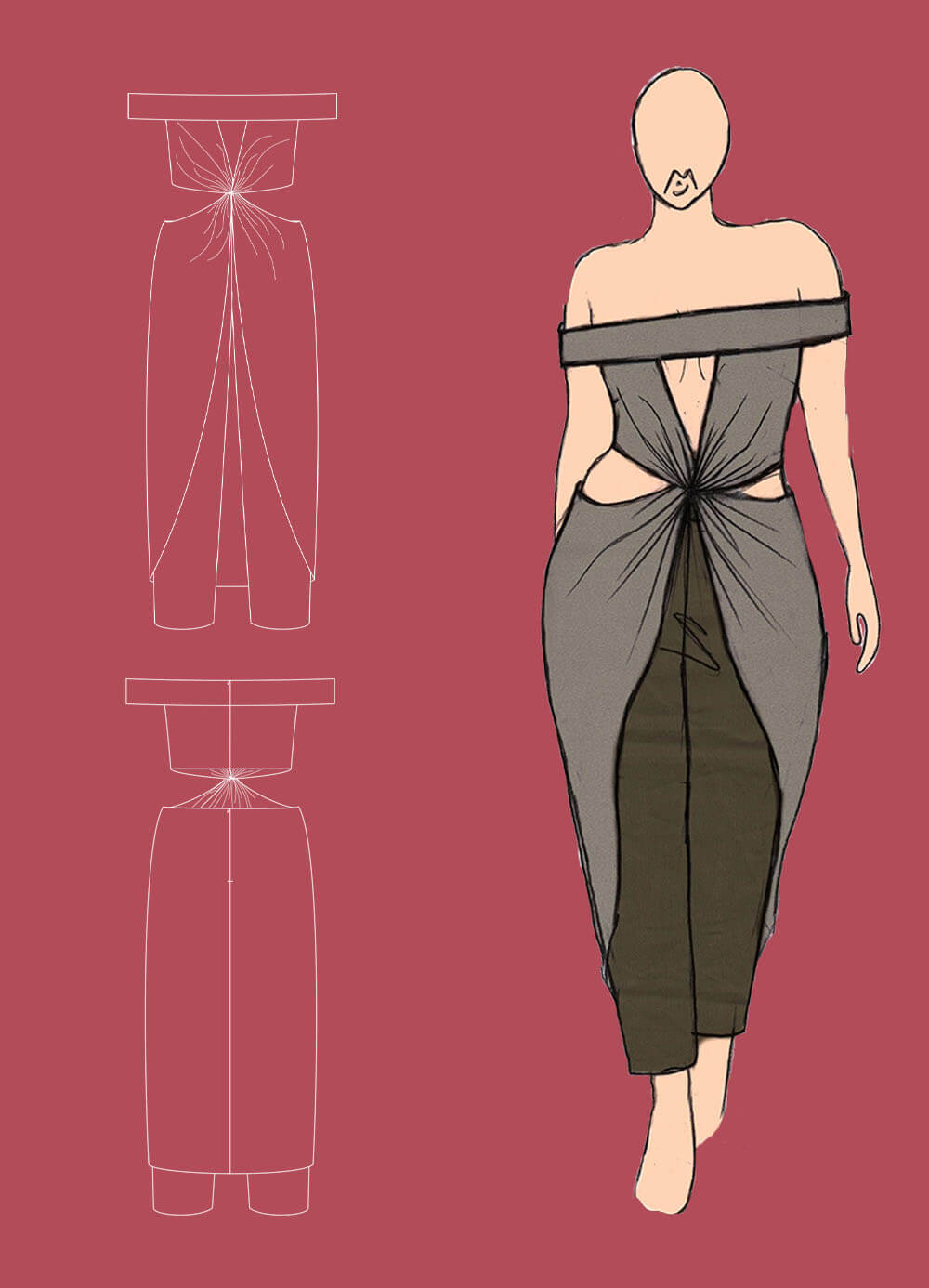 technical drawing & outfit 18 - Unite