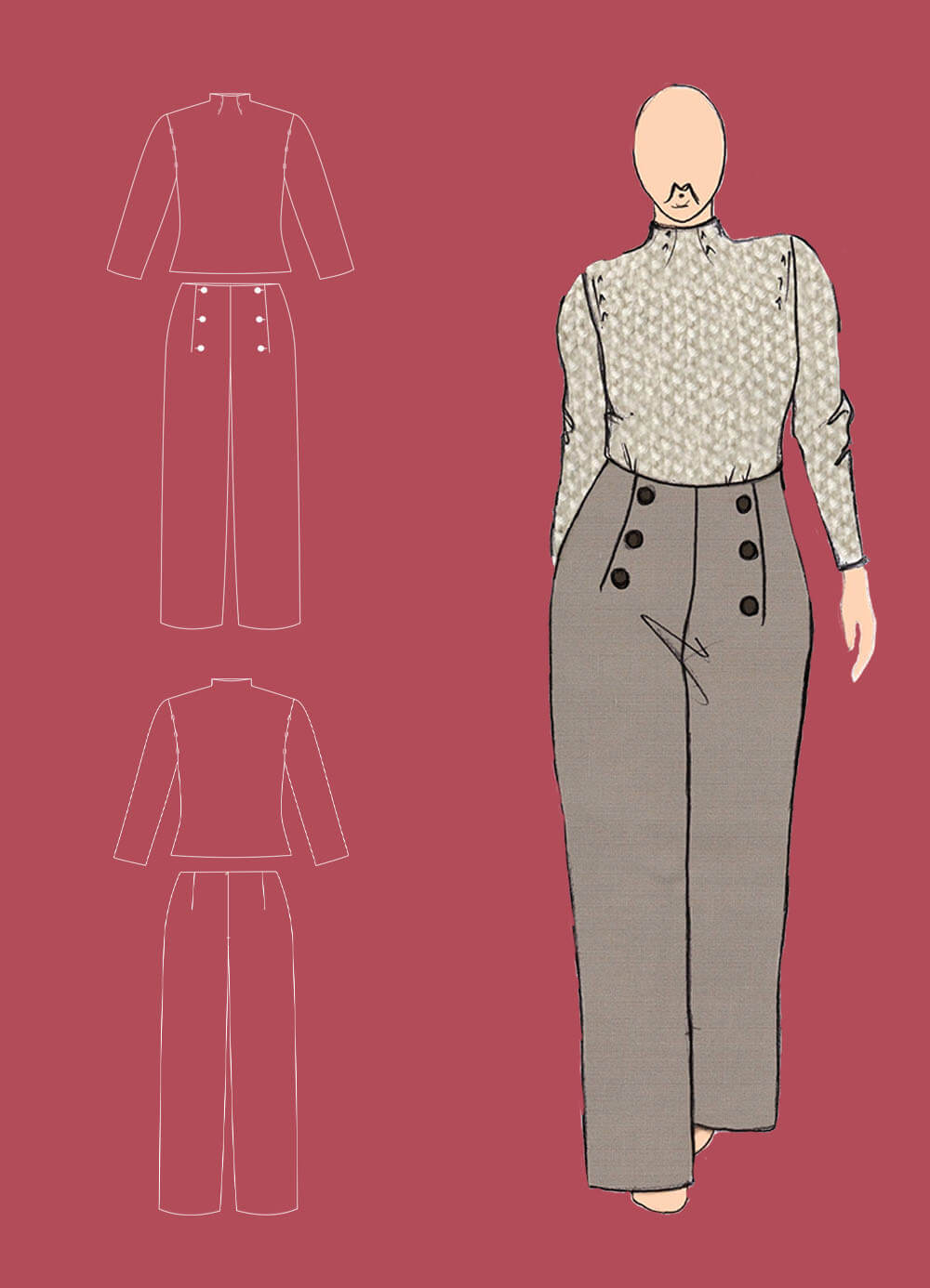 technical drawing & outfit 20 - Unite