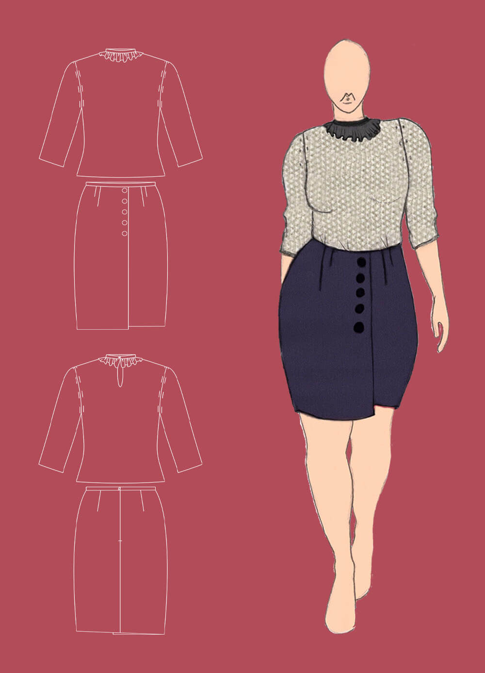 technical drawing & outfit 24 - Unite