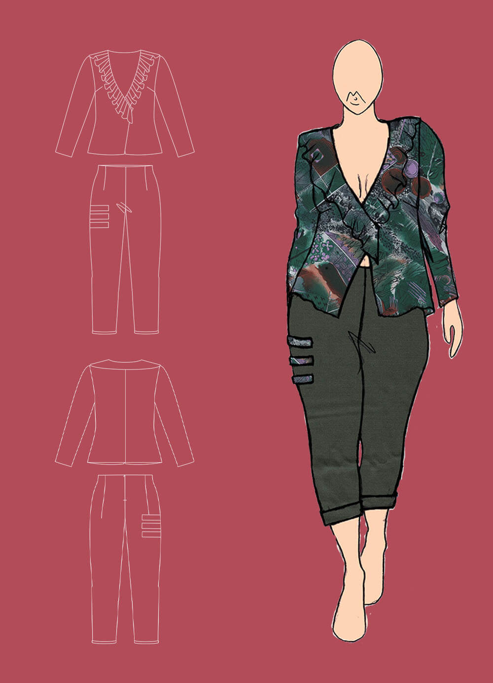 technical drawing & outfit 26 - Unite