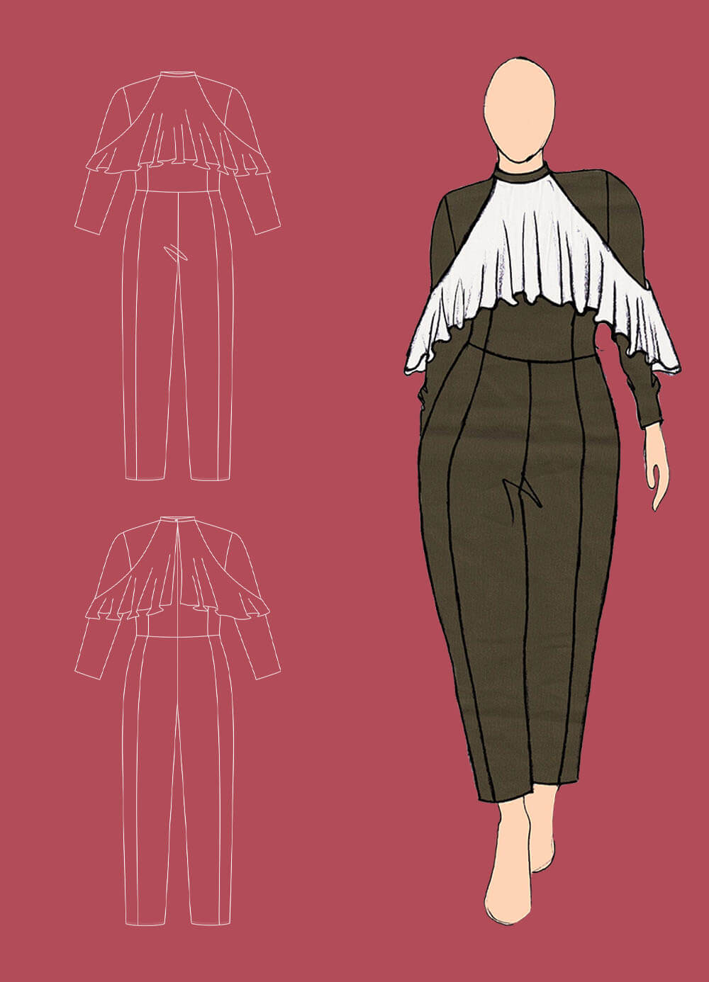 technical drawing & outfit 28 - Unite