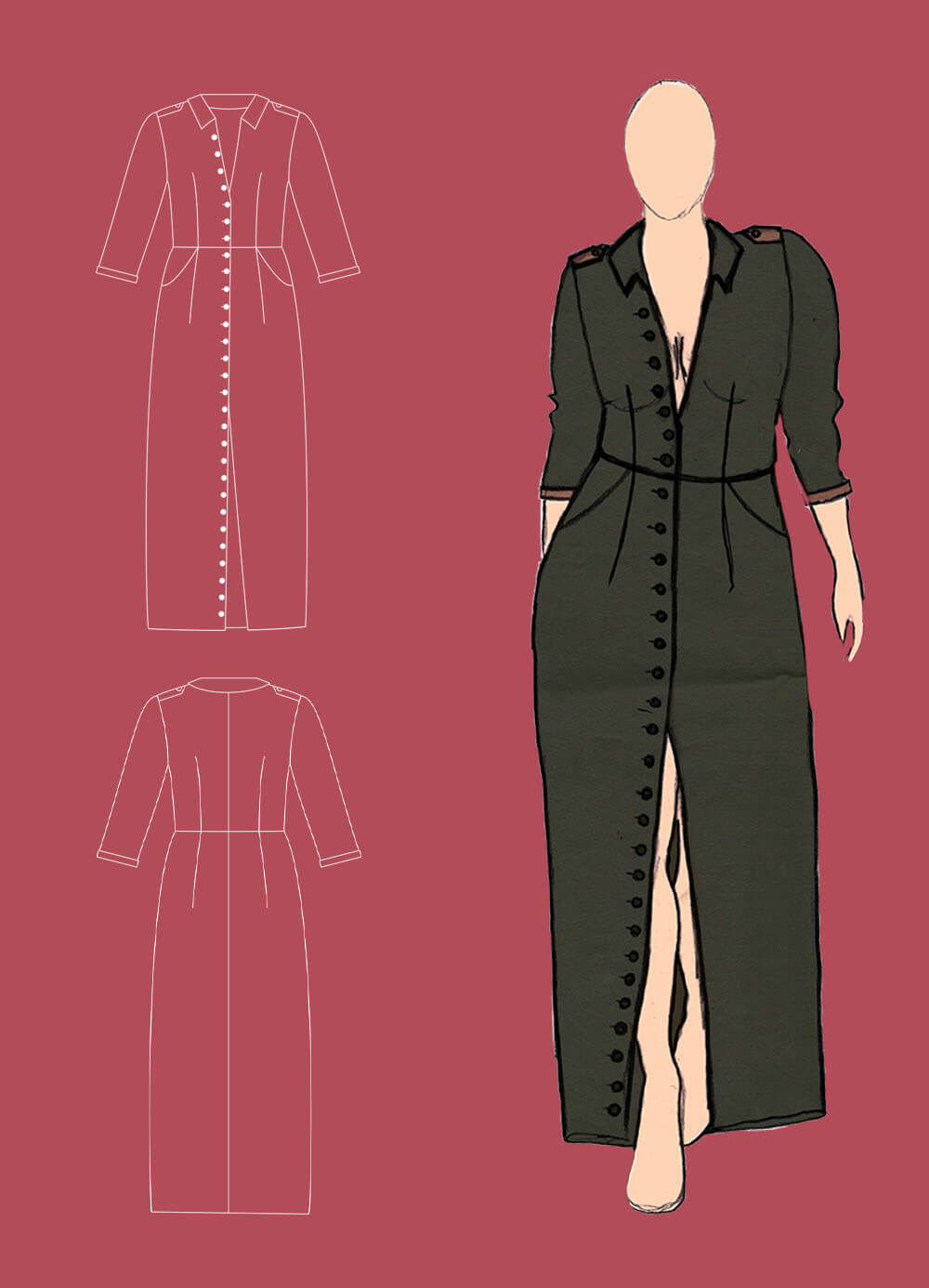 technical drawing & outfit 31 - Unite