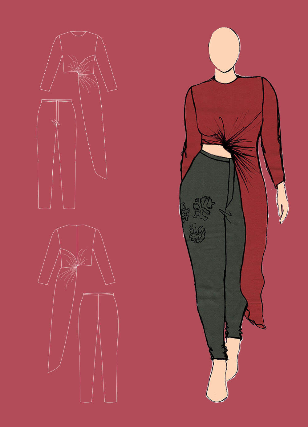 technical drawing & outfit 33 - Unite