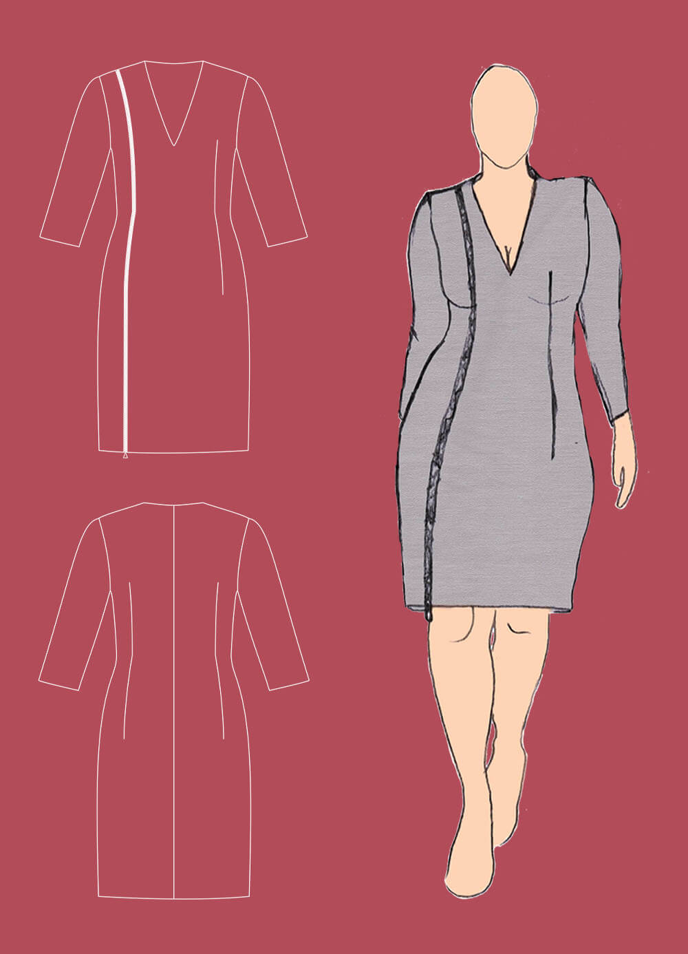 technical drawing & outfit 36 - Unite