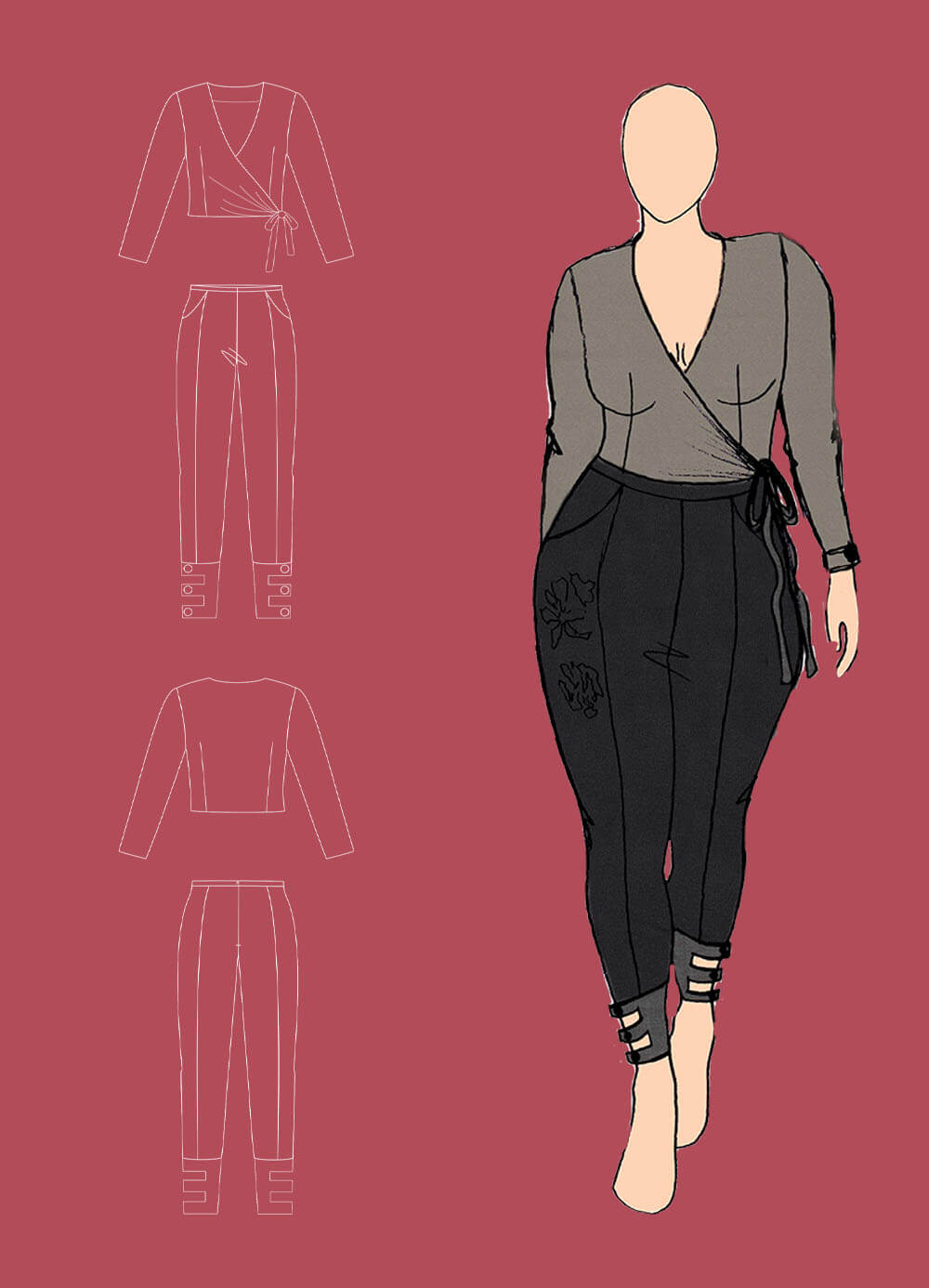 technical drawing & outfit 38 - Unite